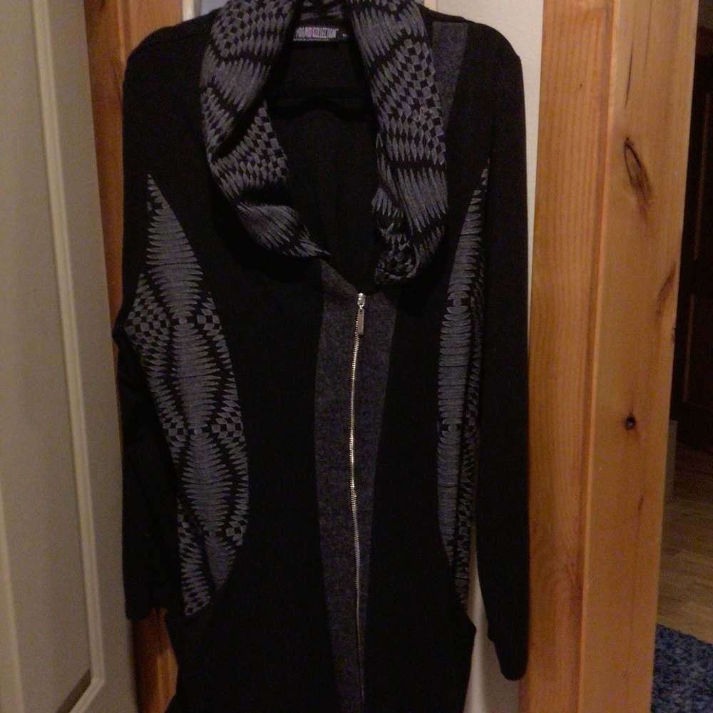 Pyramid Collection long cardigan